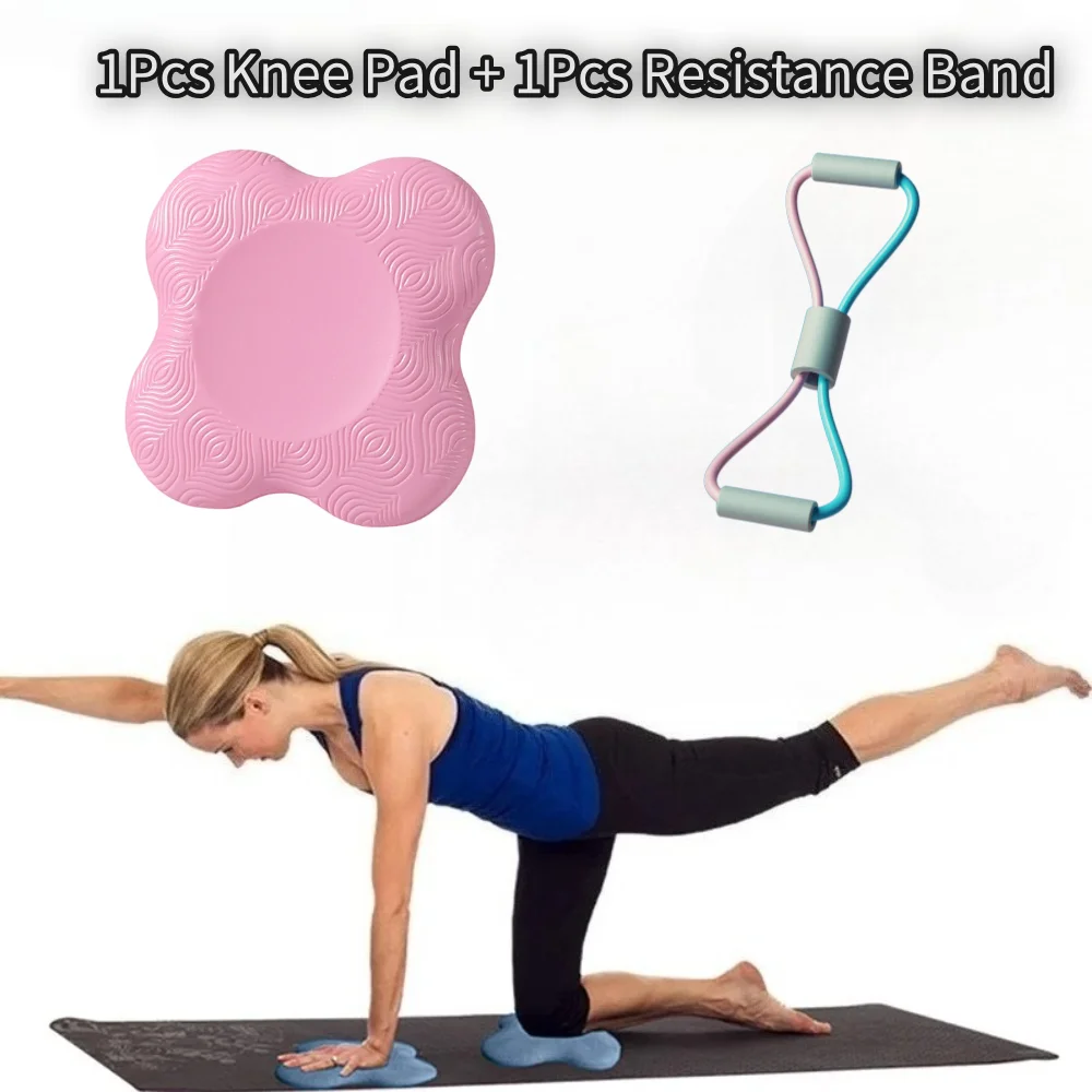 

Yoga Kneeling Mat Thickened Shock Absorption Support Mat Knee Pad Portable Elbow Pad Yoga Mat Exercise Fitness Yoga Accessories