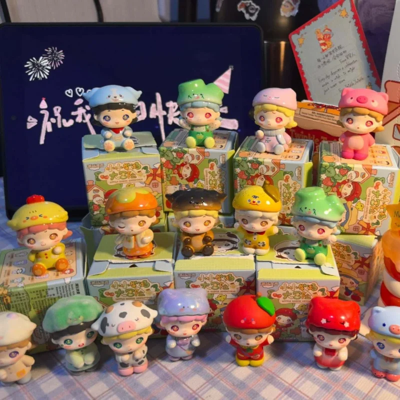 مانمان ليتل مزرعة مغامرة سلسلة العصرية صندوق أعمى Kawaii تحصيل تمثال صغير لعبة للديكور المنزل حلية لطيف #1