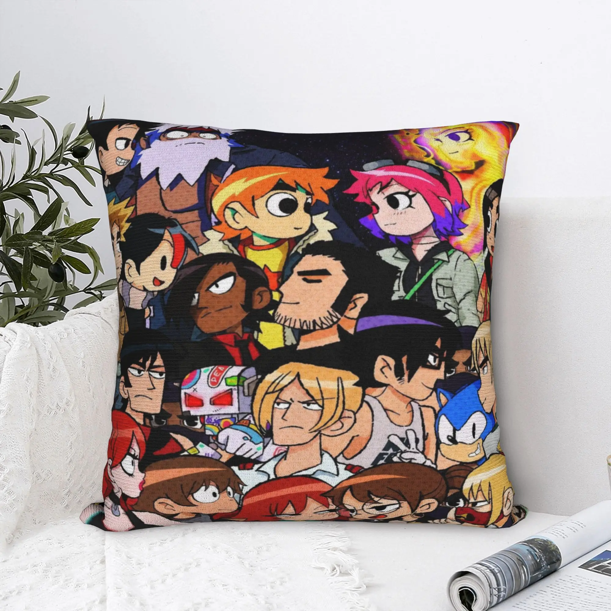 Home Decoration Scott Pilgrim vs. the World Pillowcases Stuff  Pillow Covers Zippered Multi Size