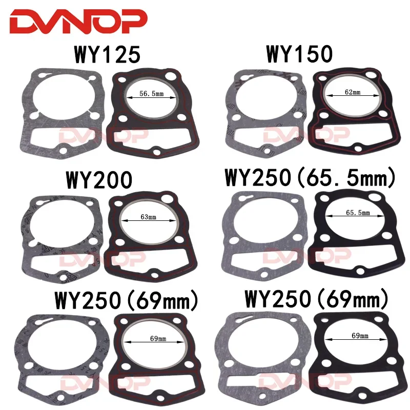 Uszczelka pasująca do WY125-A / C CB125 XL125 CRF230F CRF230 WY150 CB150 WY200 WY250 CB250 CBB250 uszczelka