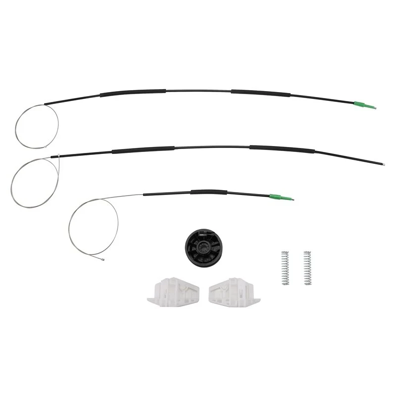 Front Door Window Regulator Repair Replacement Kit- Left Side For Renault Megane II 2-Door/3-Door Coupe 2002-2009