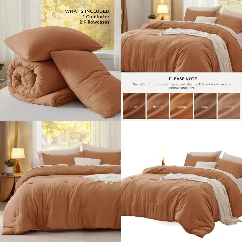 

Комплект постельного белья из 3 предметов с рисунком тыквы, предварительно стираный: легкое одеяло и наволочки