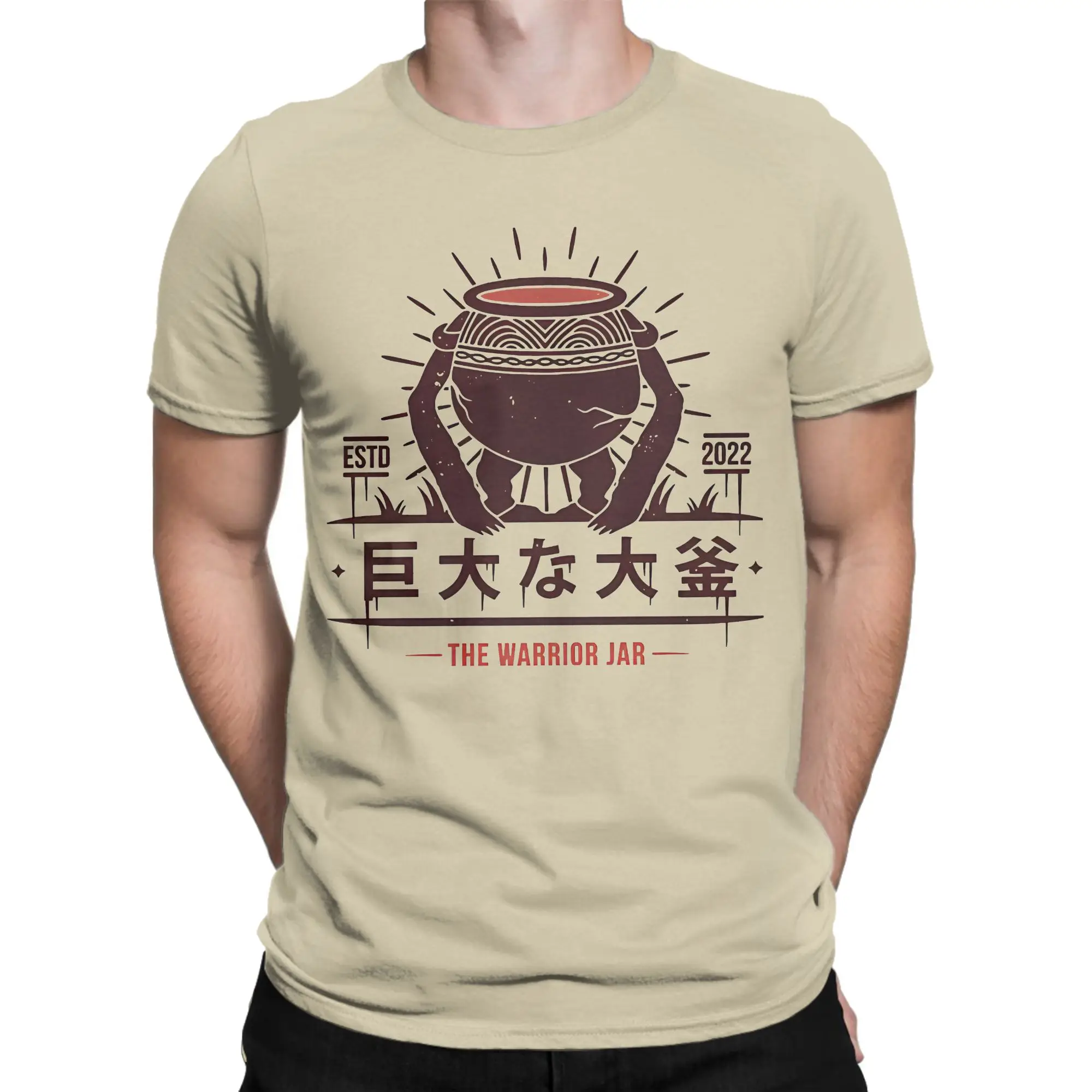 Camiseta The Warrior Jar Eldened Ringed para hombre y mujer, ropa 100% de algodón, camiseta Vintage de manga corta con cuello redondo