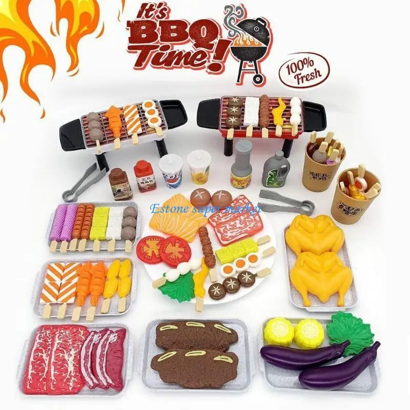 090B Children Early Educational Skills Development Roast Toy Sets