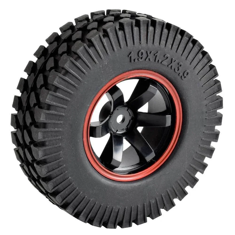 

RC 701A-T133 1.9inch Rubber Diameter 98mm Tires 4P For 1:10 D90 RC 4WD Climbing Car