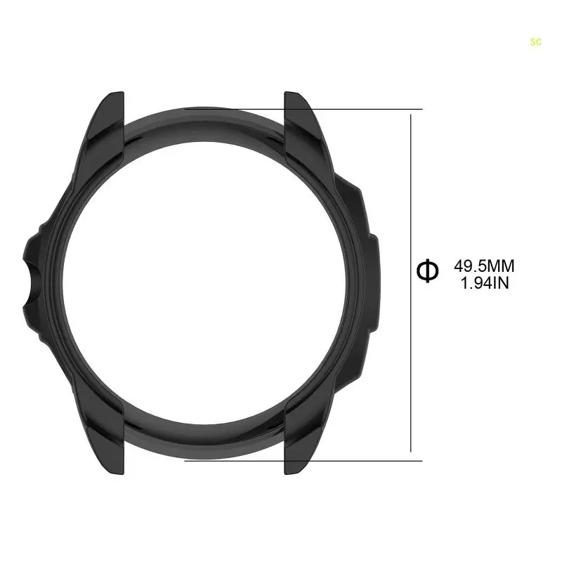 Para forerunner255 relógio à prova choque para caso capa anti-risco lavável pára-choques f dropship