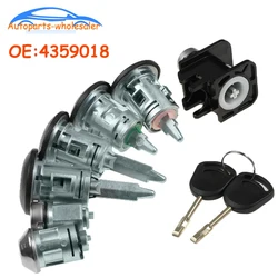 Car 4359018 For FORD TRANSIT Mk6 2000 2001 2002 2003-2006 Barrel Door Locks Keys Set 1C1A-V22050-BA /4119503/4119503/4359017