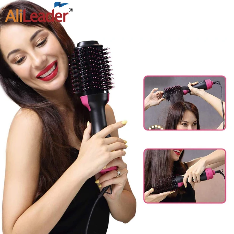 Multifunctional 4 In 1 Styling Blow Dryer Brush Hot-Air Brush One Step Volumizer Negative Ion Hair Dryer Styler Blower Brush