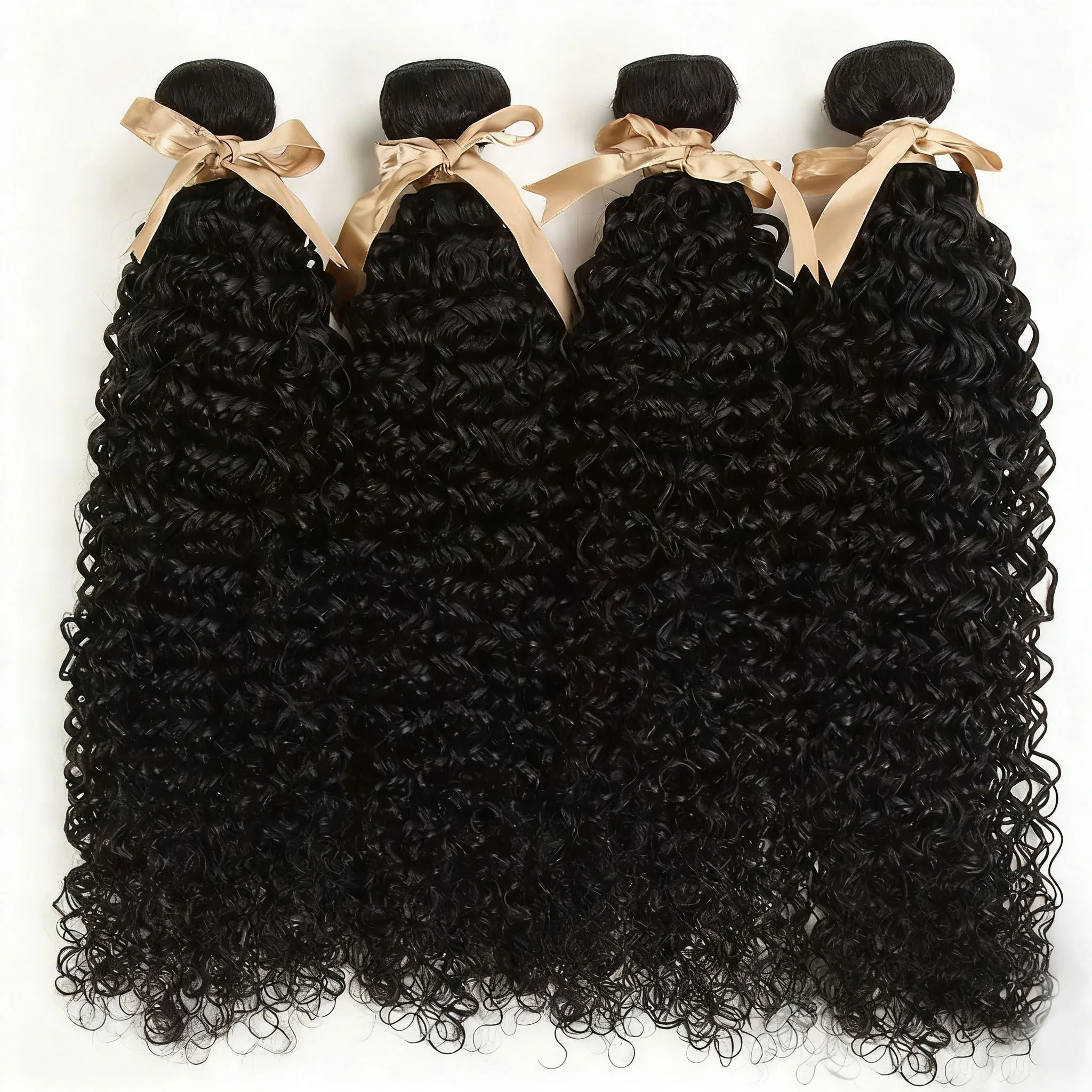 

Lakeisha Kinky Curly Human Hair Bundle Натуральные Черные Необработанные Наращивание Волос Remy 3/4 Шт. Пучки Бразильские Джерри Вьющиеся Двойной Уток