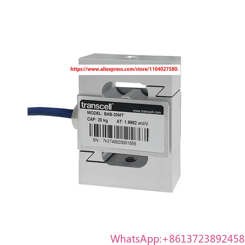 American Genuine Transcell Load Cell S Type High Accuracy BAB-5MT BAB-10MT BAB-20MT BAB-30MT BAB-50MT BAB-100MT
