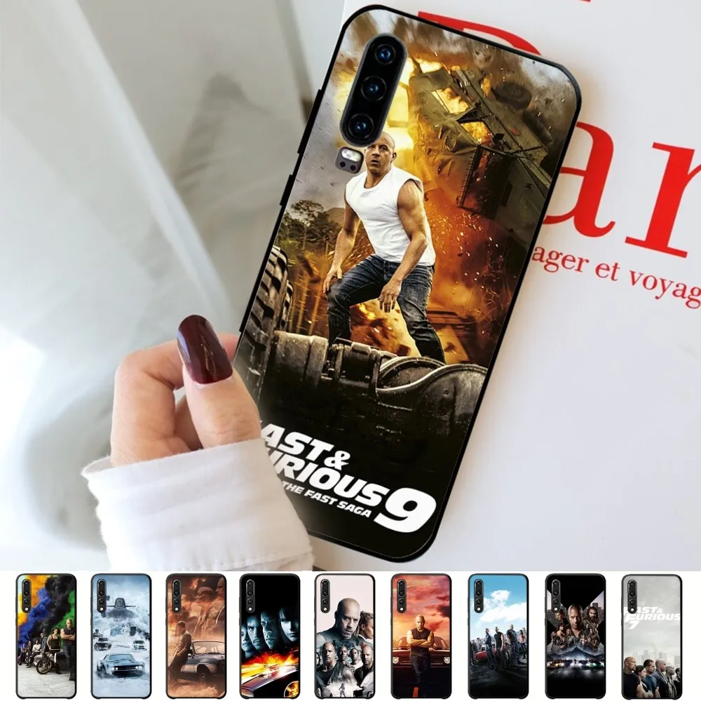 Action Film F-Fast F-Furious Phone Case For Huawei P 8 9 10 20 30 40 50 Pro Lite Psmart Honor 10 Lite 70 Mate 20lite