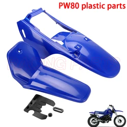 Motorcycle Plastic Fender Shell Cover Fairing Kit for Yamaha PW80 PW 80 PY80 PEEWEE Dirt Bike Blu