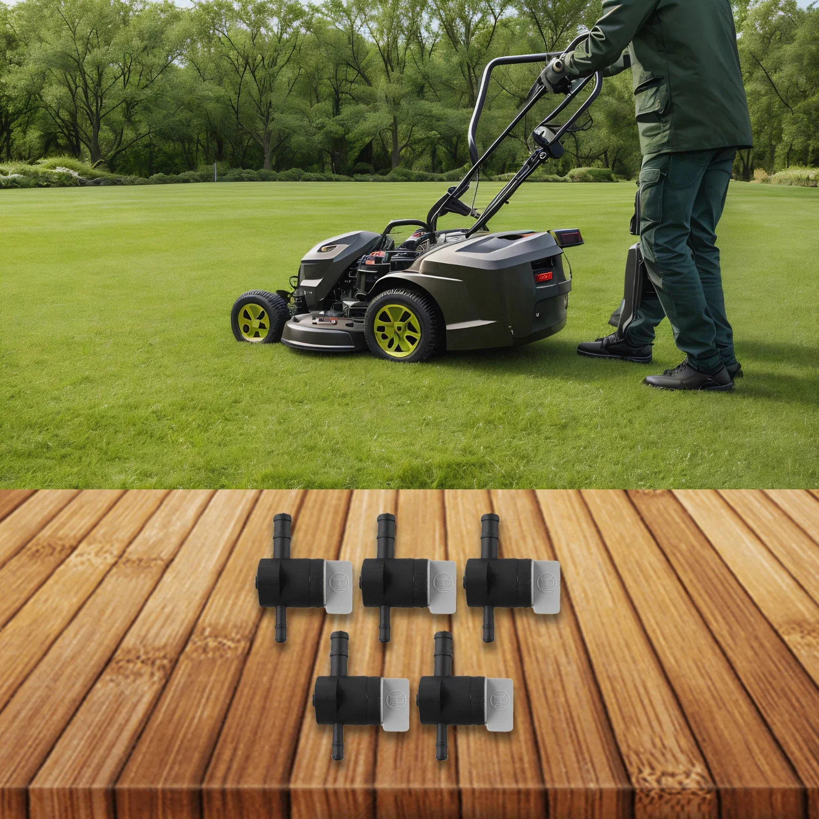 5PCS 연료 차단 밸브 16950-Z0Y-003 GCV160 & GCV190 잔디 깎는 기계 엔진 원예 도구 교체 정원 전동 공구 부품