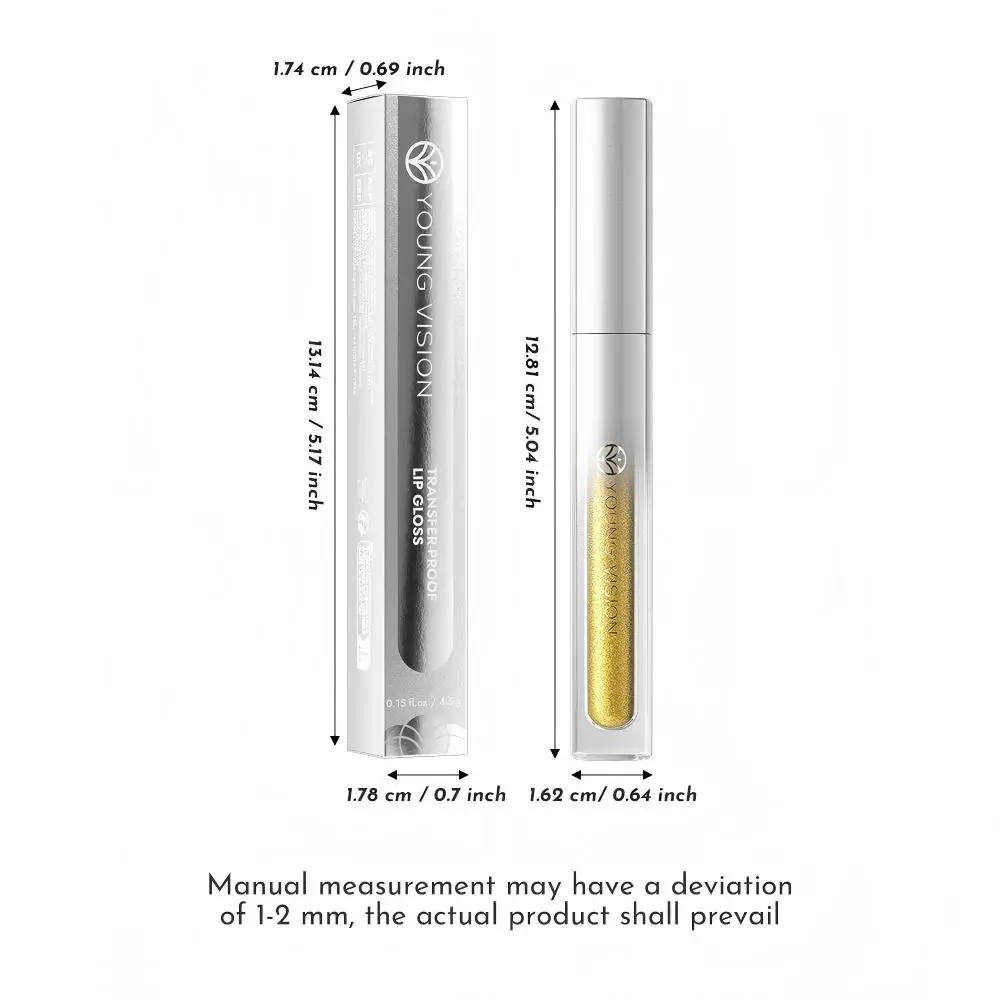 ملمع سائل لامع بـ 8 ألوان - تسليط الضوء على الشفاه والعين والوجه متعدد الاستخدام مع تركيبة كريمية وقابلة للبناء وخفيفة الوزن
