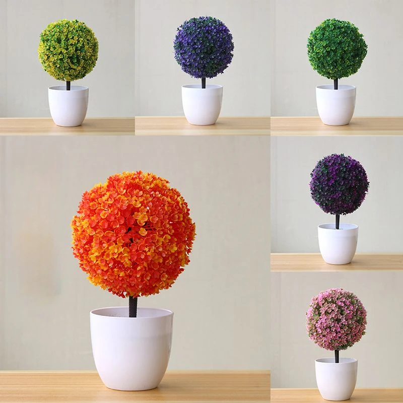 

Bonsai Simulated Flower Decoration False Flower Living Room Tabletop Decorations Plastic Flowers Simulated Flower Arrangement