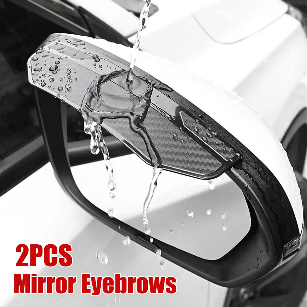 

Car Rear View Mirror Rain Shield Universal Auto Side Mirror Protective Eyebrow Cover Rearview Sun Visor Sticker Guard Accessory