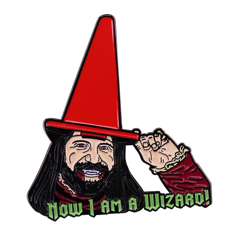 Now I'm a Wizard Brooch funny movie badge