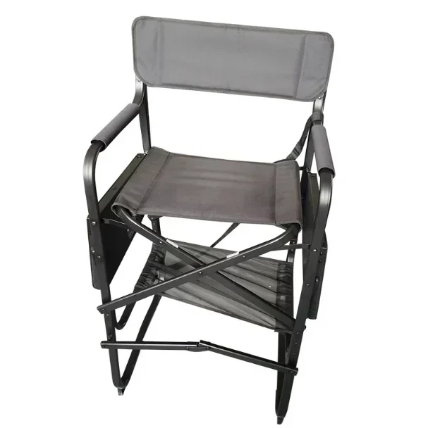 

New Folding Portable Upgraded Director Makeup Artist Chair Metal Aluminum Beach Chairs Modern Wholesale Wooden Beach 6kg