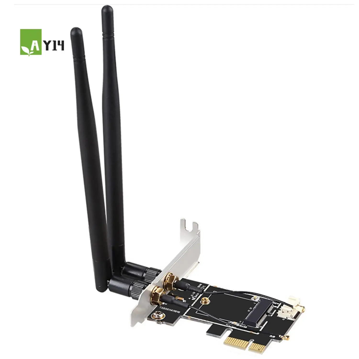 AY14 -Desktop Wireless Wifi Bluetooth Network Card Adapter Pcie To M.2 Expansion Card Wifi Adapter M.2 NGFF