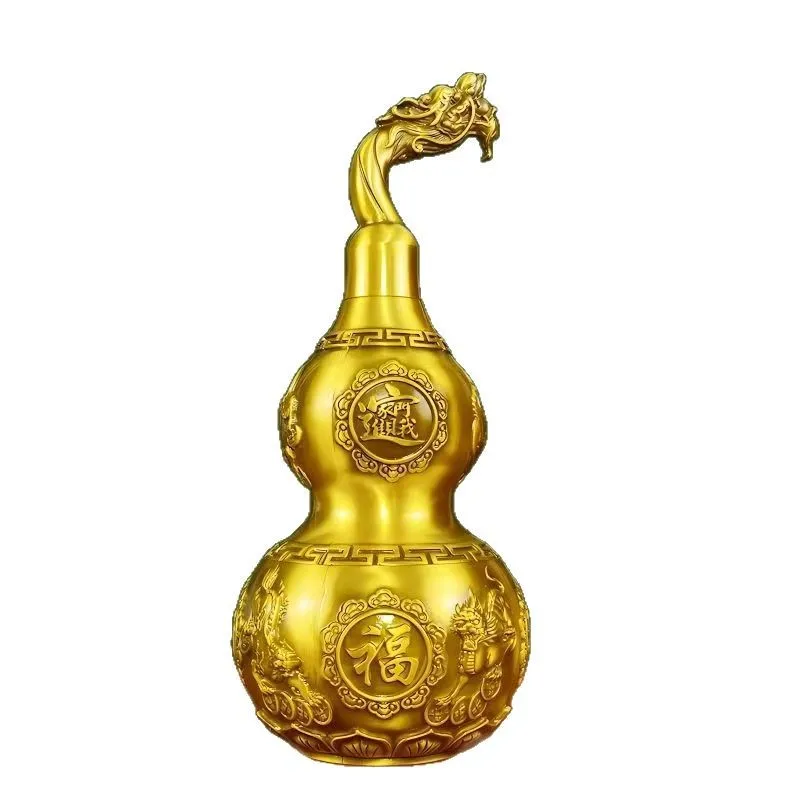 ✅Nafu copper ornament, brass openwork eight-trigram gourd, home and office decoration, craft gift