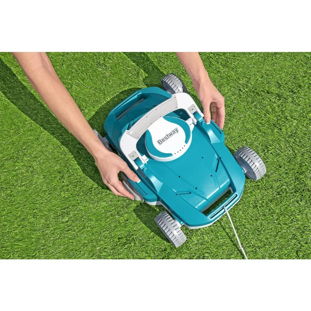 G200 Robotic Pool Vacuum - Cordless Debris Cleaning for Flat-Bottom in/Above Ground Swimming Pools, Maintenance Up to 538 SqFt