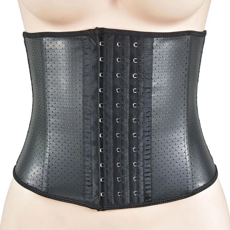 2025 جديد سم مشرق قصير الخصر 11 خطاف 9 شبكة فولاذية تنفس شبكة اللاتكس الخصر اللياقة البدنية الرياضة حزام البطن