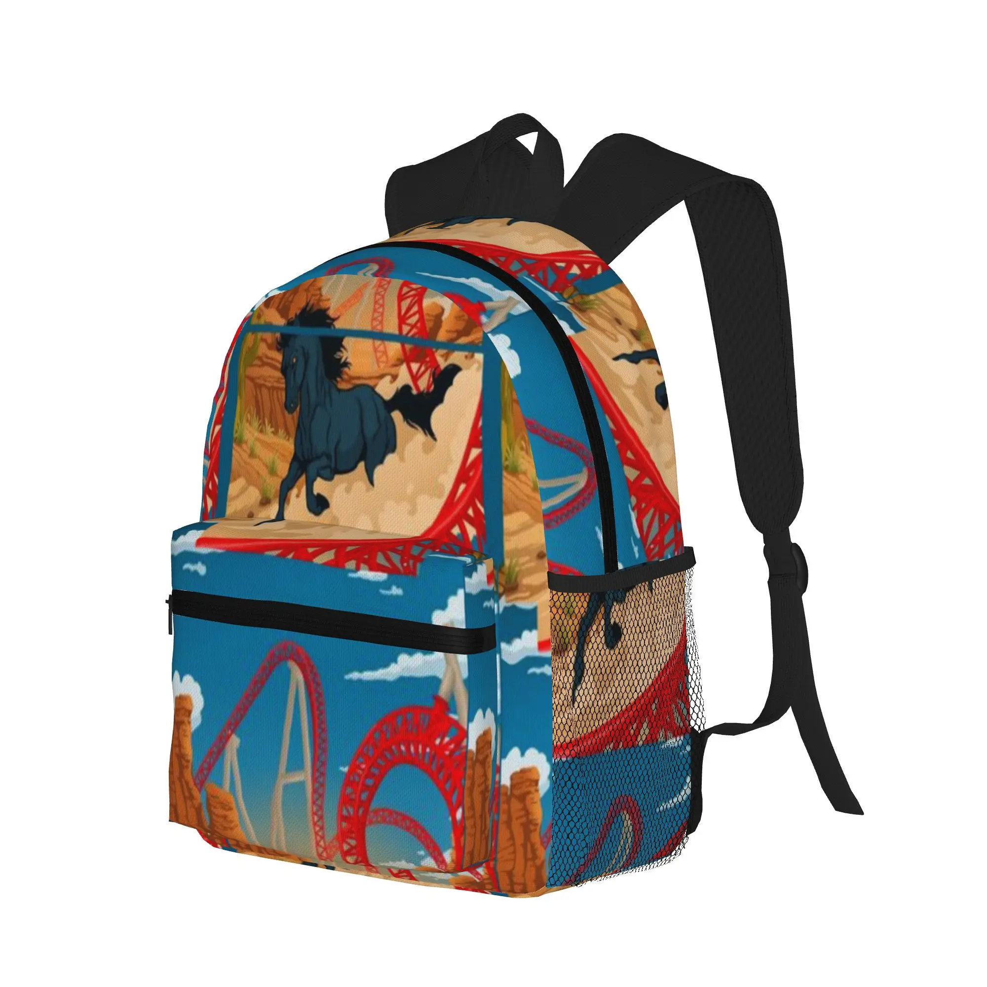 THE WILD ONE Maverick Roller Coaster Cedar Point Theme Park  Casual Backpack for Students and Adults Backpacks