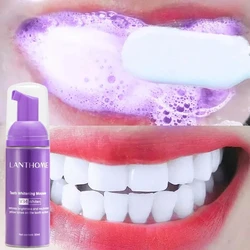 V34  Mousse Toothpaste Teeth Cleaning Whitening Toothpaste Yellow Removing Tooth Stains Oral Cleaning Tooth Care Oral Care 50ml