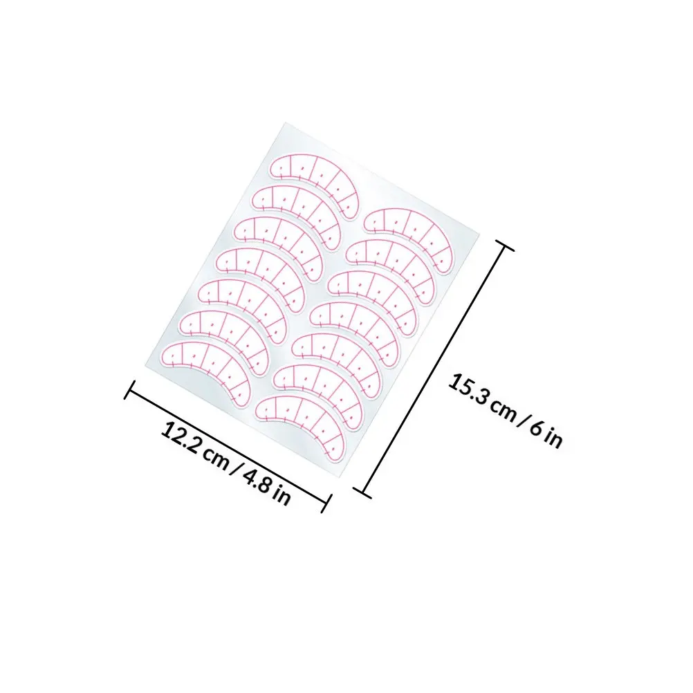 30Sheets Eyelash Isolation Sticker Positioning Patches for Eyelash Extensions Training Lash Techs Safe Skin Friendly Grafted