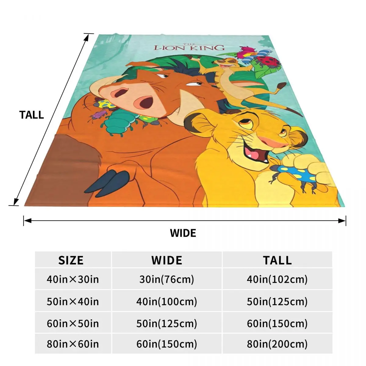 Rei leão simba dos desenhos animados (1) cobertor qualidade macio quente lance cobertor inverno viagem quarto novidade colcha