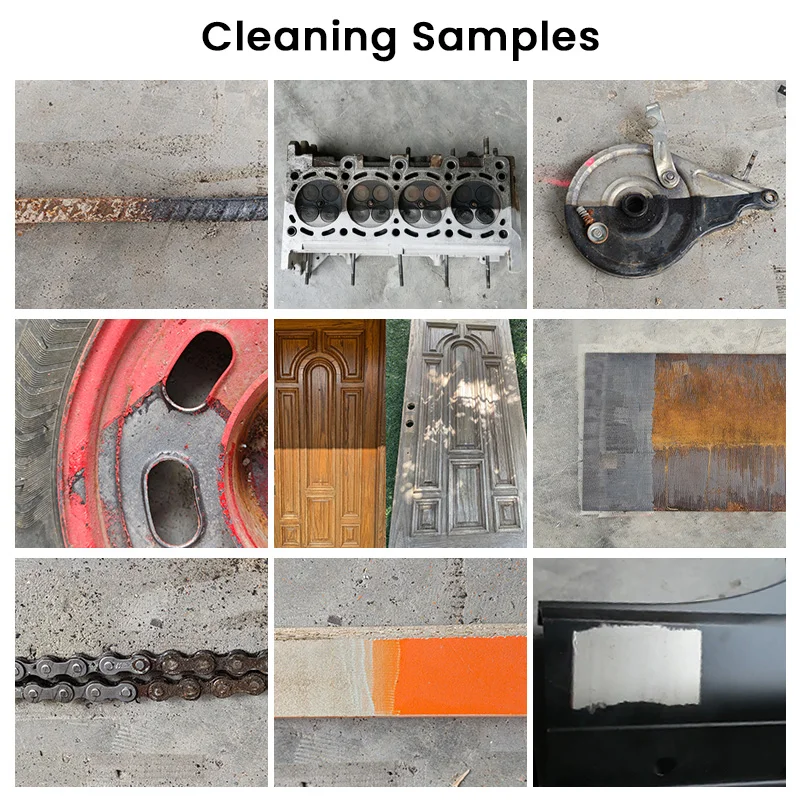 PulseCleaning Machine Paint Rust Removal 100W 200W 300W 500W Portable Cleaning Machine