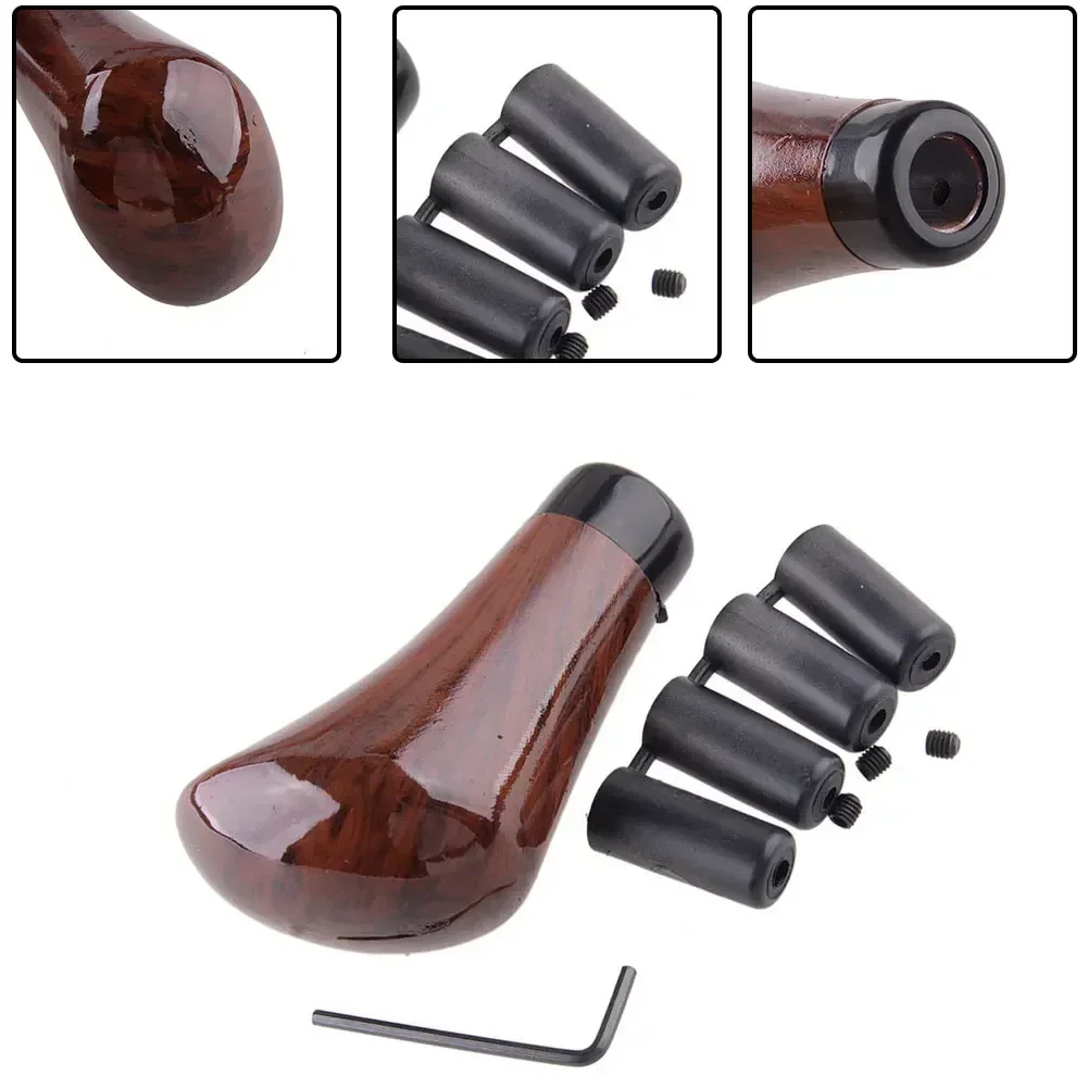 1pc Car Gear Shift Knob Styling Universal 5 Speed Shift Knob M8 M10 Manual Gear Lever Knob Peach Wood Gear Shift Knob