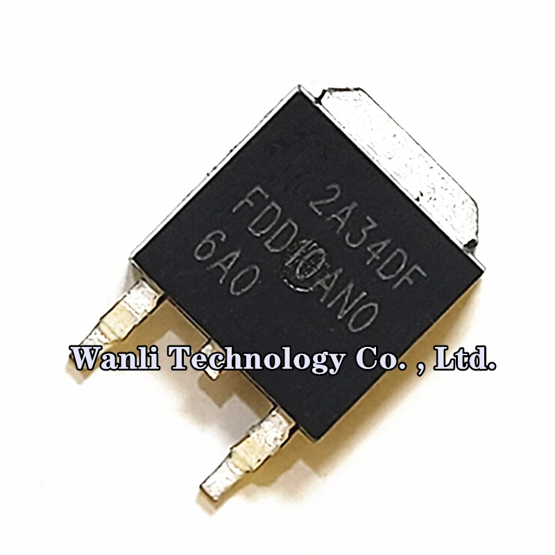 Fddan06a0 إلى-SMD MOSFET ، FDD10AN06AO ، 5-20 في اللوت