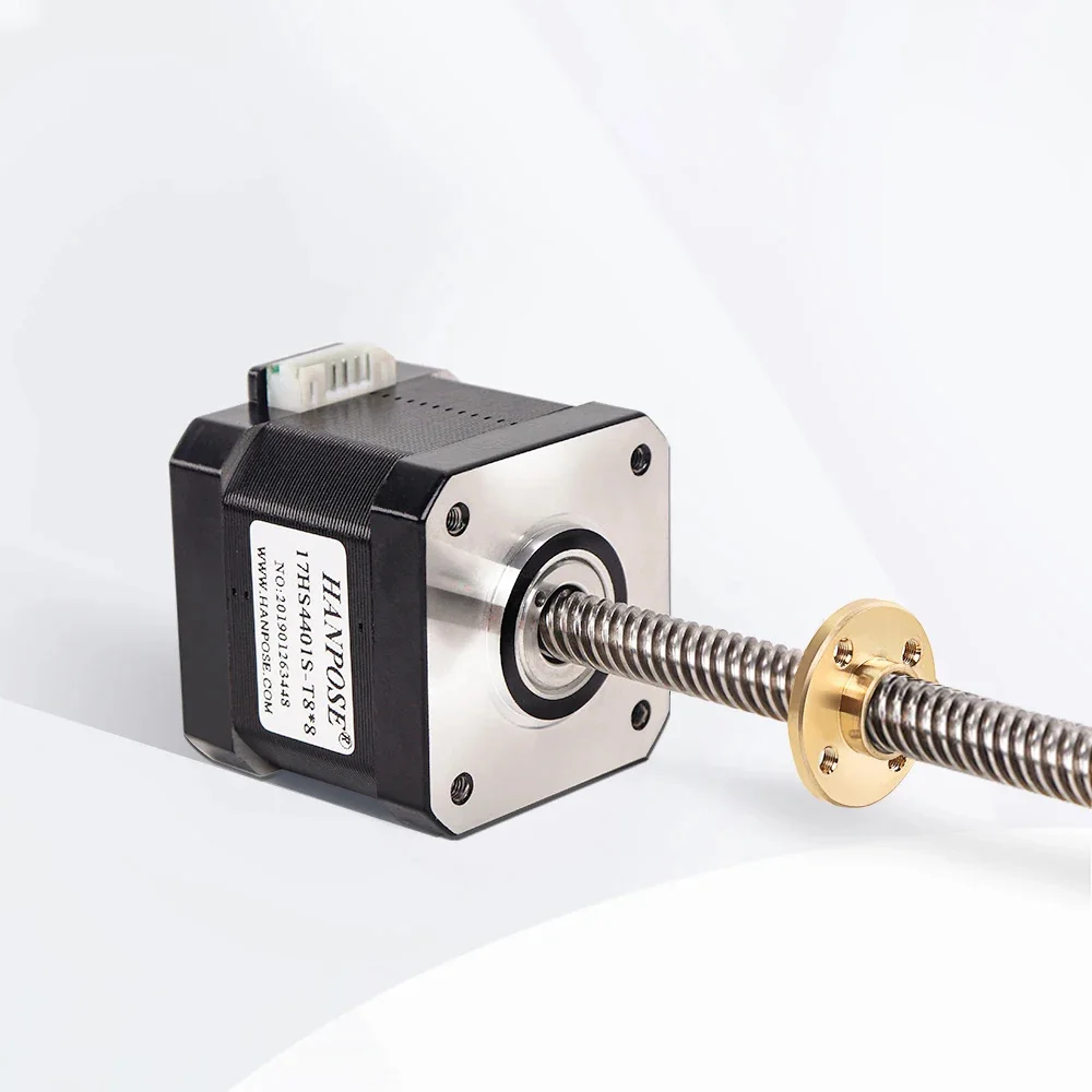 

Nema17 Screw Stepper Motor 17HS4401S-T8*8 Screw Length 300MM With Copper Nut Lead Cnc for Various Instrument Screw With Motor