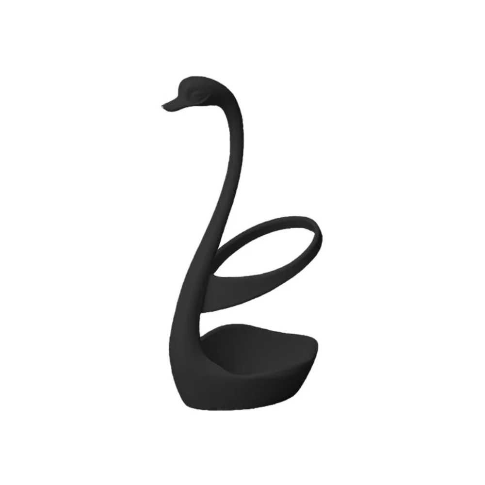 

3D Printing Swan Toothbrush Holder Decorative Space Saving Toothbrush Storage Rack Stable Plastic Toothpaste Stand Base