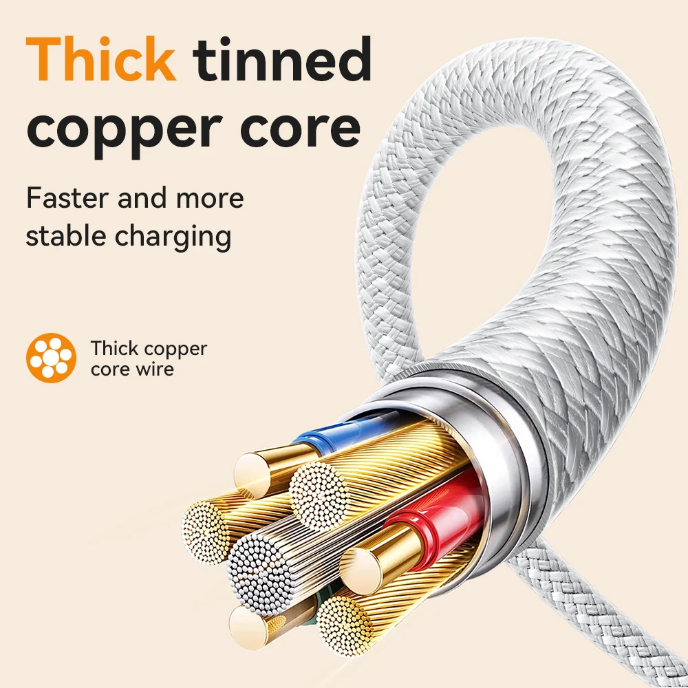 HOCO 240W USB C to C Cable PD3.1 Fast Charging For Macbook Pro Laptop 48V5A PD Wired Cord For Sasmusng S23 S24 Type C Data Cable