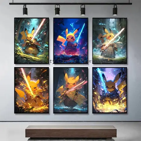 6 best sales Pikachu-affisch - №3