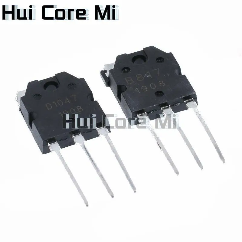 5PCS 2SD1047 TO-247 D1047 TO-3P POWER TRANSISTORS 2SB817 B817