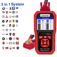 Professional OBD2 Diagnostics Scanner Tool Car Match Battery Tester 6V 12V Check Engine Code Reader Cranking Charging Test Tools