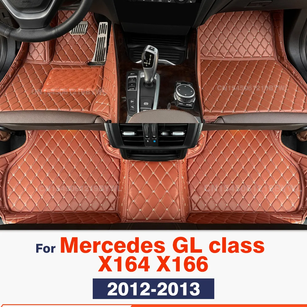 

Для Mercedes Benz GL class X164 X166 2008-2016 индивидуальный автомобильный напольный коврик автомобильный ковер чехол аксессуары для интерьера защитные