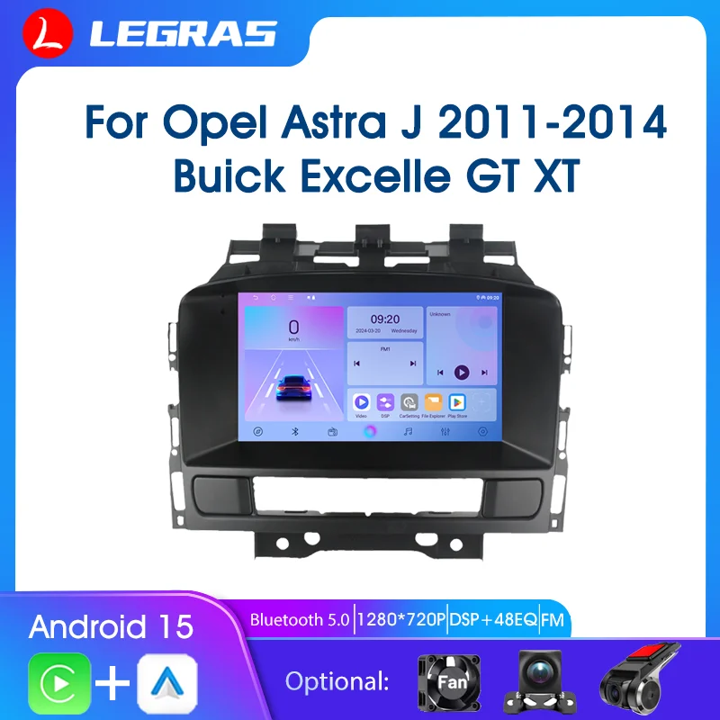 

7 Inch Touchscreen Car Radio for Opel Astra J 2011-2014 Buick Excelle GT XT Original Style CarPlay Android Auto Autoradio FM BT