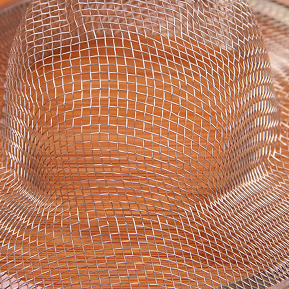 2Pcs Mesh Bathroom Basin Sink Drain Stopper Filter Stainless Steel Kitchen Water Sink Filter Sewer Filter Bathroom Hair Colander