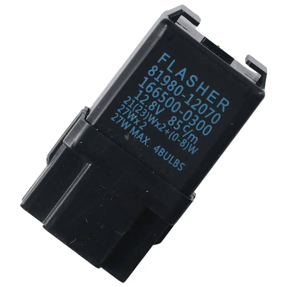 

Flasher Relay Turn Signal Replacement Auto Accessory 81980-12070 Black for 4 Runner 1995-2002 for Corolla 1995-1997