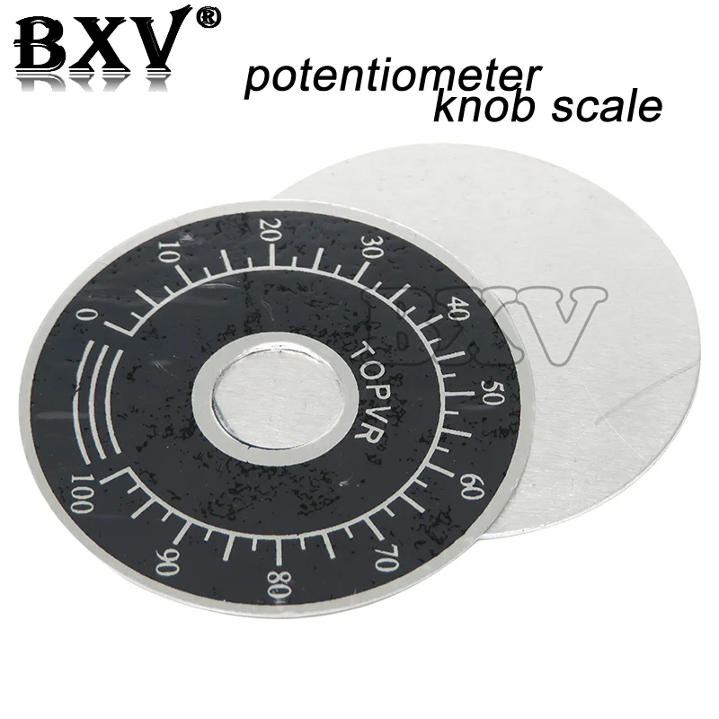 50PCS/LOT 0-100 WTH118 potentiometer knob scale digital scale can be equipped with WX112 TOPVR IBUW