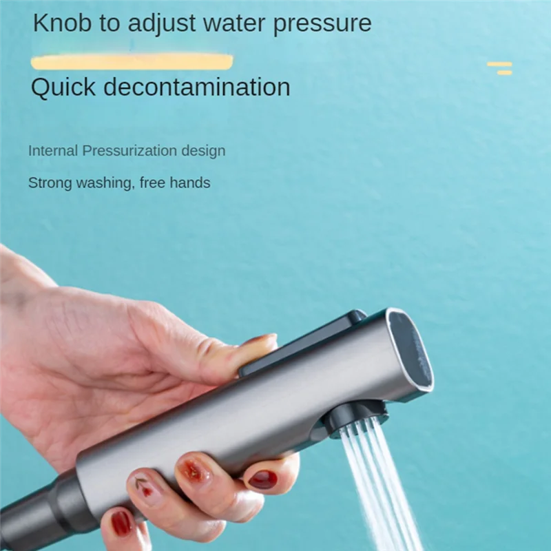 N10R-Multi-Function Toilet Bidet Shower Faucet Handheld Bidet Toilet Sprayer Set Solid Brass Faucet Cold Water Toilet Durable C