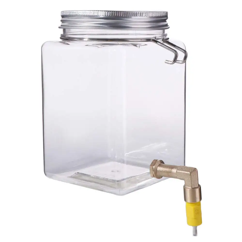 520ML Bird Water Feeder Leakproof Dangling Parrot Water Dispenser Plastic Transparent Bird Waterer for Bird Cage