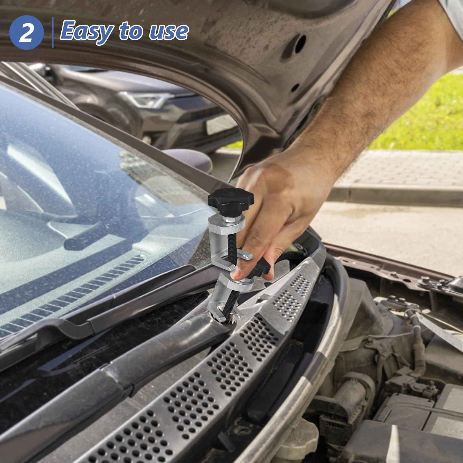 

Durable Aluminum Alloy Windshield Wiper Puller Auto Car Arm Remover Tool for Domestic Foreign Light Trucks Windshield Puller