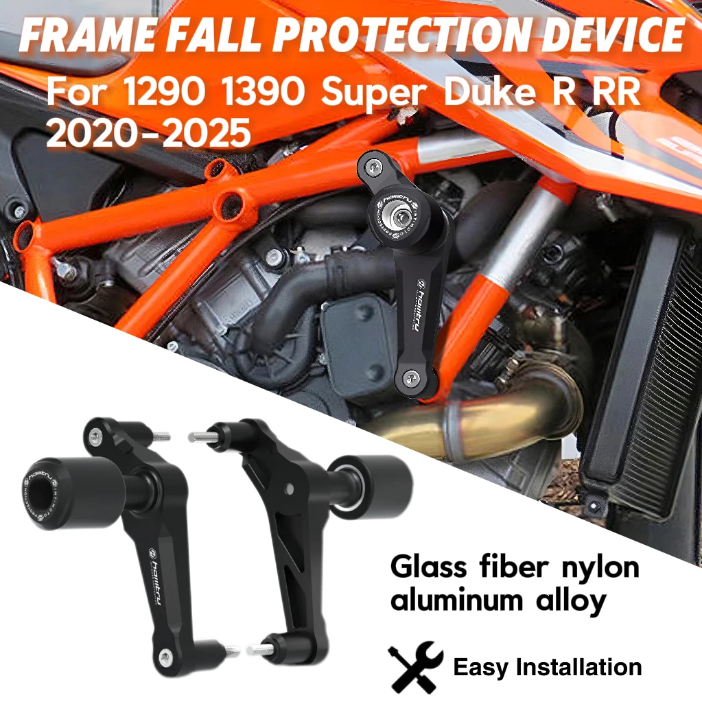 for 1290 1390 Super Duke R RR EVO 2020 2025 motorcycle fall protection frame slider fairing crash pad