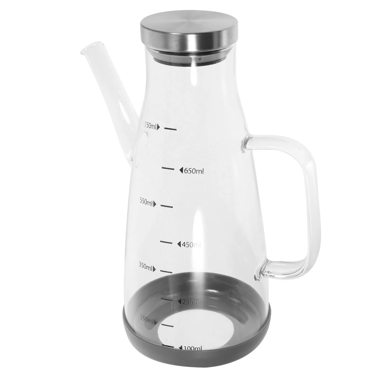 

High Borosilicate Glass Leakproof Oil Can Sauce Jar 750Ml for Seasonings Condiments Storage Kitchen Supplies Oil Can