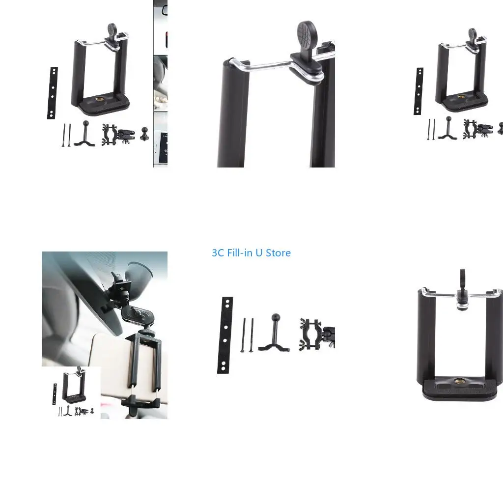 G8TA Auto Car Rear View Mirror Mount Stand Holder-Cradle For Cell-Phone GPS Universal